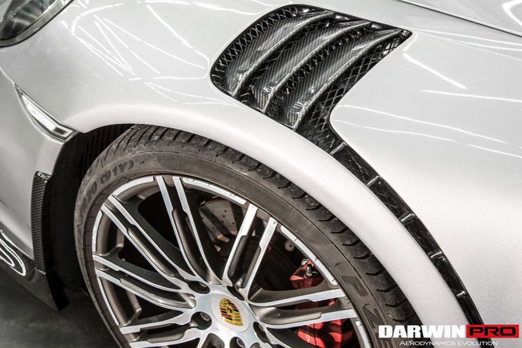 2012 - 2015 Porsche 911 991.1 Carrera/Targa S/4/4S GT3RS Style Partial Carbon Fiber Fender